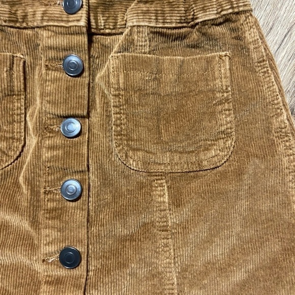 BRANDY Melville Button Front Corduroy Mini Skirt OS - Picture 5 of 10